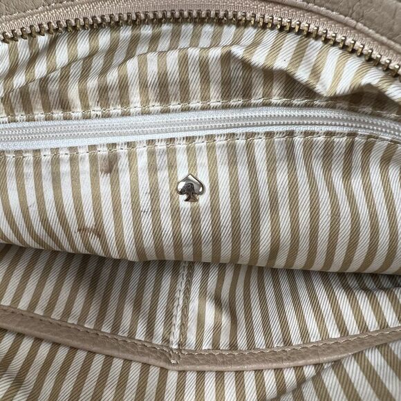 KATE SPADE Leather Crossbody Purse Cobble Hill Tenley Handbag Tan Minimalist - Picture 11 of 16